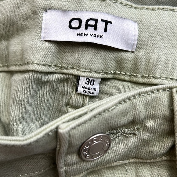 OAT New York Cropped High Rise Wide Leg Jeans Size 30 - Picture 7 of 9